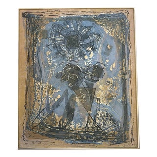 Modernist Artist, Abstract Figure Composition, Oil Painting on Canvas For Sale