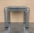 Mid 20th Century Cantilevered Chrome & Glass Nesting Tables with Fume Glasses For Sale - Image 16 of 18