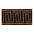 SAMPLE - Schumacher Delphi Beaded Tape In Gold On Black For Sale