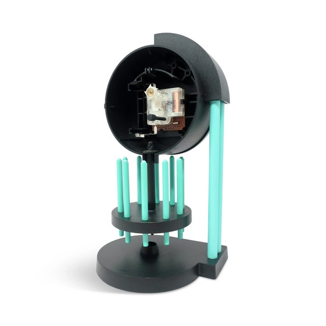 Plastic 1980s Desk or Mantle Clock by Hermle For Sale - Image 7 of 10