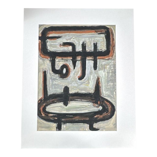 Rolph Scarlett, American/Canadian (1889 - 1984) Watercolor & Gouache "Abstract Composition" on Paper For Sale