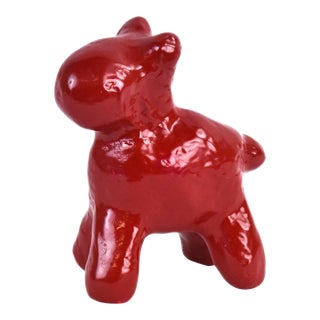 1995 Dennis Pearson Beastie Sculpture in Red For Sale