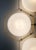 21st Century Hive Satin Brass Glossy White Murano Flush Mount by Fabio LTD For Sale - Image 9 of 9