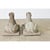 Early 20th Century Early 20th Century English Pair of Cast Stone Whippet Garden Statues For Sale - Image 5 of 10