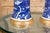 Mid 20th Century Mid Century Modern Porcelain Blue and White Table Lamps with Blooming Trees, a Pair For Sale - Image 12 of 12