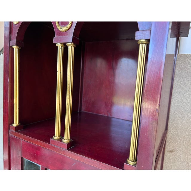 French Empire Ormolu-Mounted Cabinet Pedestal, Circa 1840 For Sale In Miami - Image 6 of 11