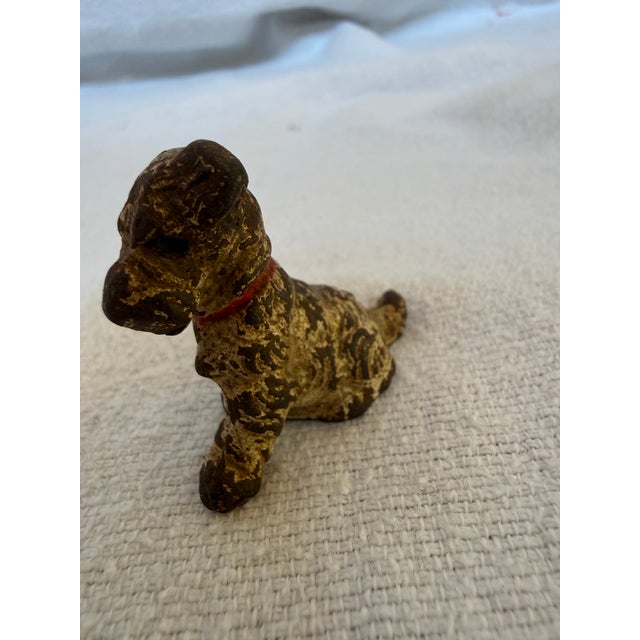 1920s Cast Iron Mini Hubley Terrier For Sale - Image 9 of 11