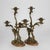 Pair of Antique French Rococo Bronze Candelabras With Marble Bases C1890 For Sale - Image 12 of 12