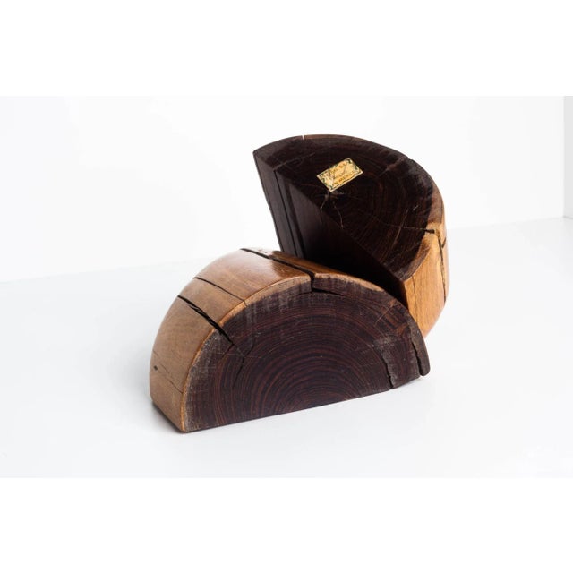 1970s Don Shoemaker Hand-Carved Cocobolo Bookends - a Pair For Sale - Image 12 of 12