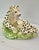 Vintage Jeanne Reed’s Hand-Painted Porcelain Reclining Leopard Figurine With Floral Base For Sale In West Palm - Image 6 of 12