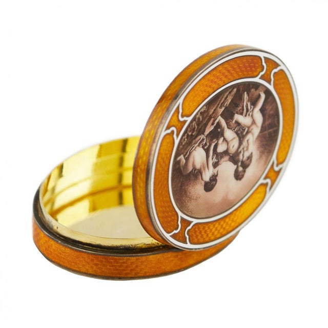 Austrian Silver Snuff Box For Sale - Image 4 of 8