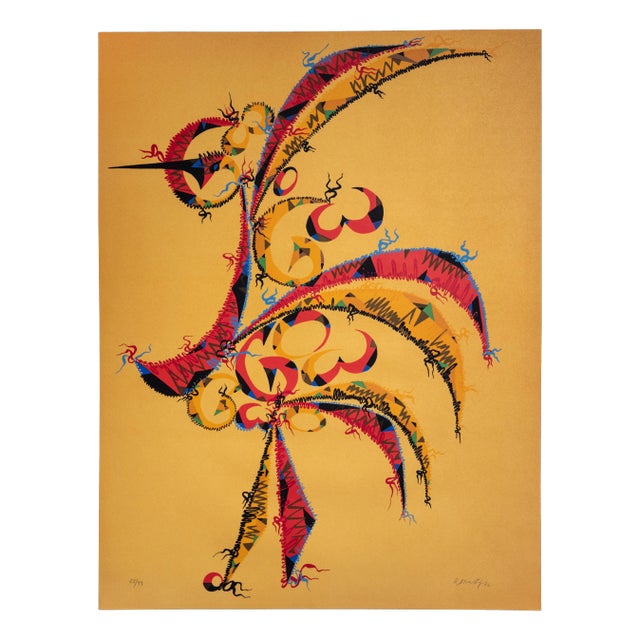 Rafael Alberti, Letter G, Original Lithograph, 1972 For Sale