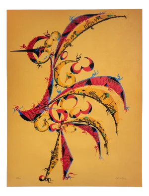 Rafael Alberti, Letter G, Original Lithograph, 1972