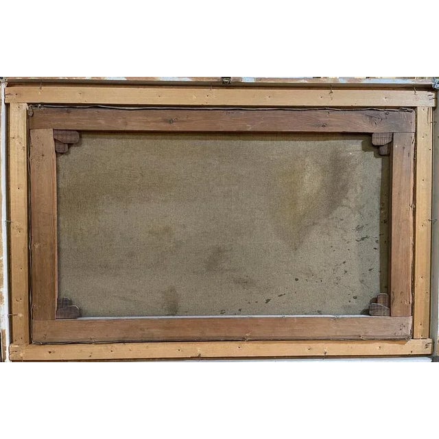 Mountain Landscape, 1900s, Oil on Canvas, Framed For Sale - Image 7 of 8