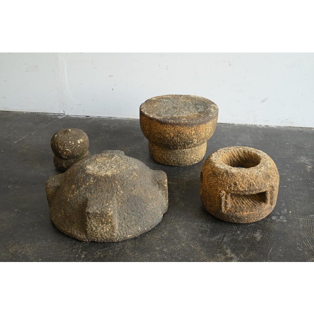Antique Japanese Granite Stone Lantern / Taisho-Showa Era / Garden Ornament For Sale - Image 17 of 17