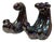 Guido Mariani, Waves, 1980s, Ceramic, Set of 2 For Sale