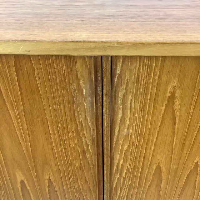 Scandinavian Modern Teak Tambour Credenza For Sale - Image 10 of 12