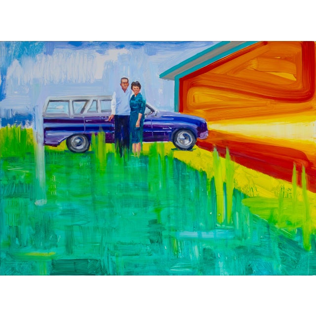 Dave King, Domesticity, 2000s, Oil on Aluminum Panel For Sale - Image 6 of 6