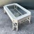 Vintage Rattan Fretwork Medallion Coffee Table For Sale - Image 10 of 12