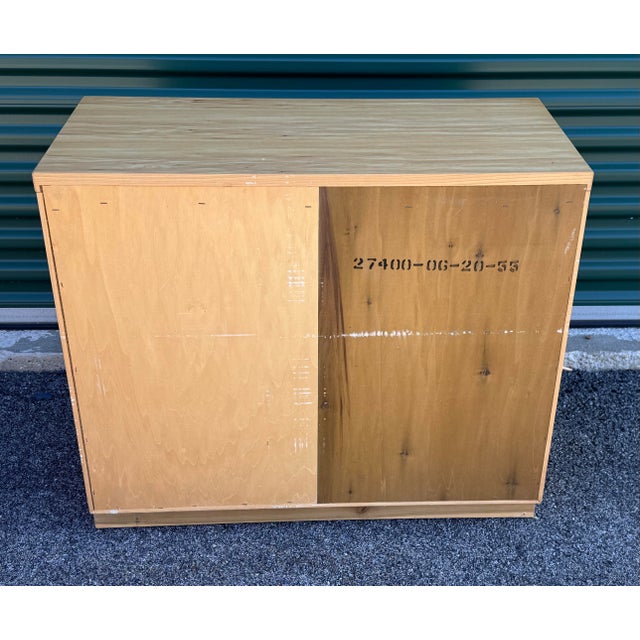 Vintage 1970s Founders Furniture Style Light Elm Wood Shelf Attr. To Jack Cartright For Sale In Boston - Image 6 of 6