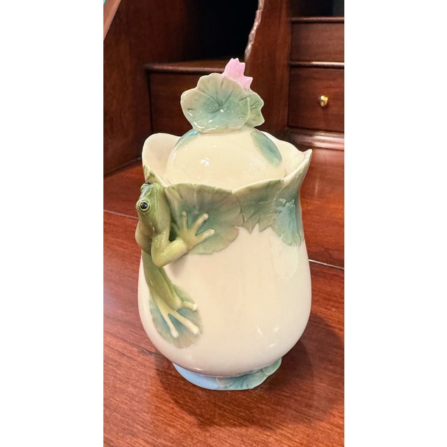 Franz Porcelain "Amphibia" Frog Tea Service Set, Discontinued - 4 Piece For Sale In Raleigh - Image 6 of 18