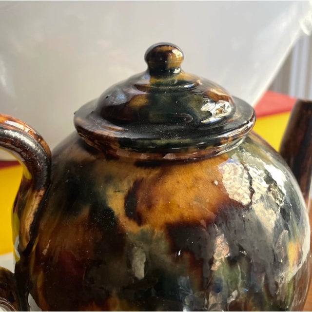 Early 19th Century 19th C. Thomas Whieldon Staffordshire Glaze Tea Pot For Sale - Image 5 of 5