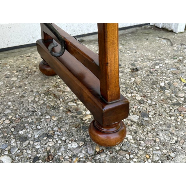Theodore Alexander Baroque Style Tressle Desk For Sale - Image 10 of 12