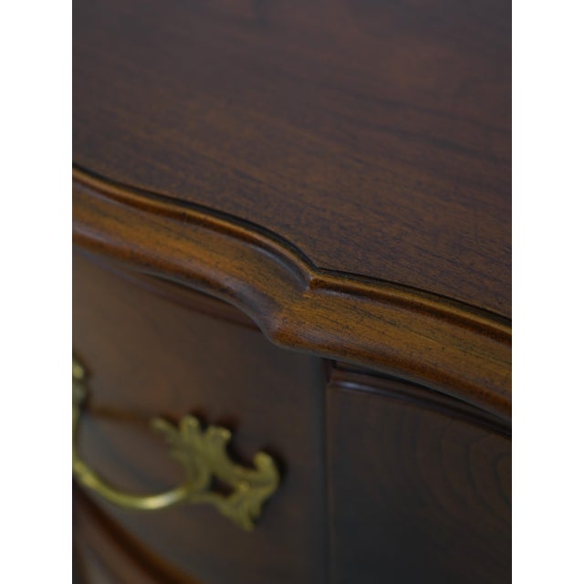 Union National French Paint Decorated Cherry Commode Chest For Sale - Image 9 of 18