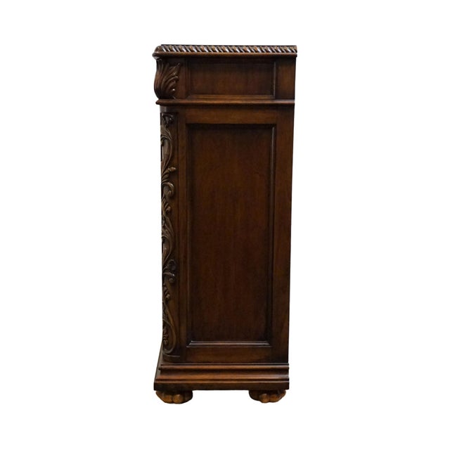 Hooker Furniture Seven Seas Collection Walnut Old World Mediterranean 56" Open Cabinet Console Table 500-50-311 For Sale - Image 10 of 13