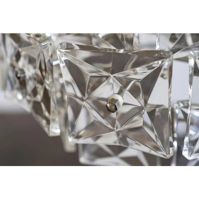 1960s Mid-Century Crystal Chandelier by Kinkeldey, Germany, 1960s For Sale - Image 5 of 13