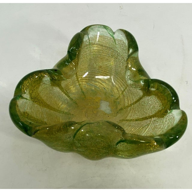 Traditional Vintage Murano Glass Dish For Sale - Image 3 of 4