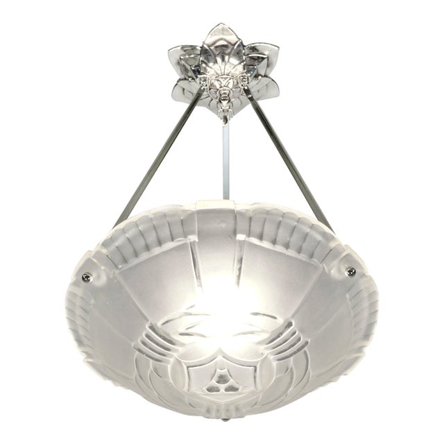 French Art Deco Pendant by Marius Sabino 1920s France For Sale