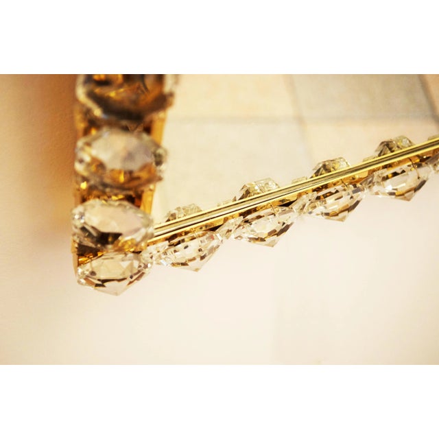1960s Vintage Crystal Mirror by Bakalowits & Sohne For Sale - Image 5 of 11