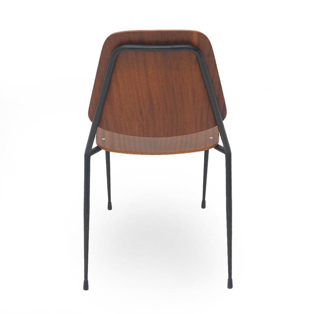 Chair in Curved Plywood, 1960s For Sale - Image 6 of 13