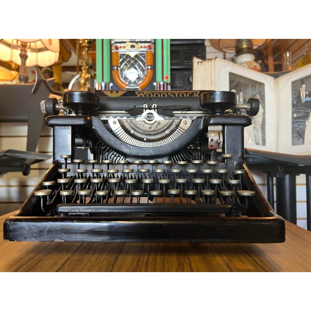 Early 20th Century Vintage Woodstock Typewriter For Sale - Image 5 of 9