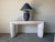 Impressive vintage 1980s table lamp designed by artist Lee Reynolds, featuring a sculptural amphora-form base with a...