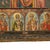 18th Century Antique 18thC Greek Orthodox Triptych Icon Virgin Mary & Saints Egg Tempera 1700 For Sale - Image 5 of 18