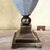 Light Gray Vintage Crackle Glaze Ceramic Table Lamp on Antiqued Brass Base, Transitional Style For Sale - Image 8 of 18