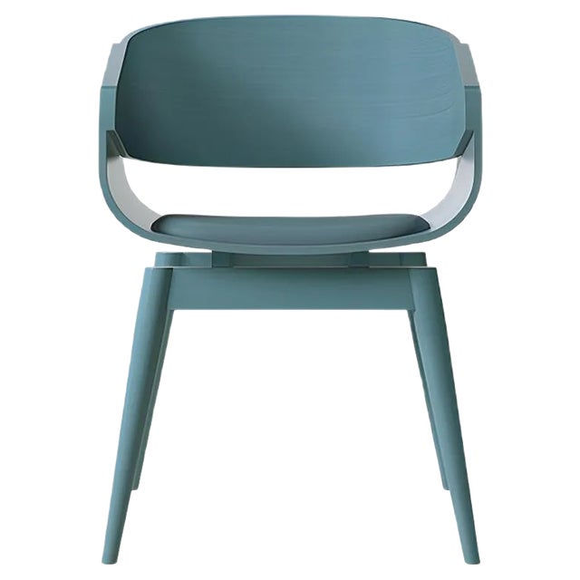 Blue 4th Armchair with Soft Blue Seat by Almost For Sale