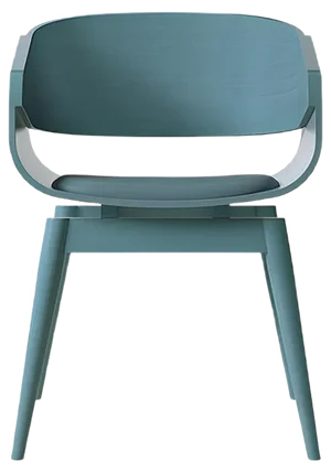 Blue 4th Armchair with Soft Blue Seat by Almost