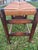 20th Century Rural French Two-Seater Straw Bench in Wood and Rush, 1890s For Sale - Image 5 of 7