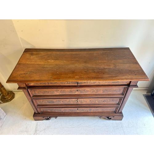 Chest of Drawers with Maple and Walnut Burl Inlays, 17th Century For Sale - Image 4 of 10