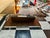 Coffee Table in Glass and Chromed Metal, 1980s For Sale - Image 9 of 14