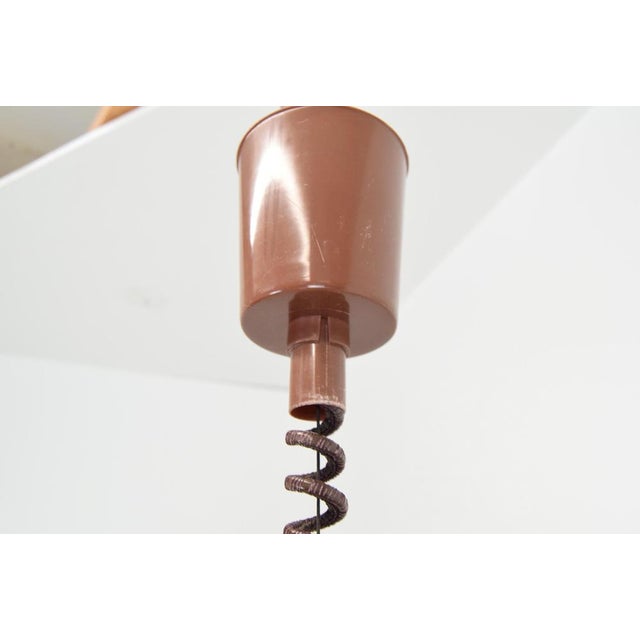 Gold Mid-Century Adjustable Chandelier, 1970s For Sale - Image 8 of 15