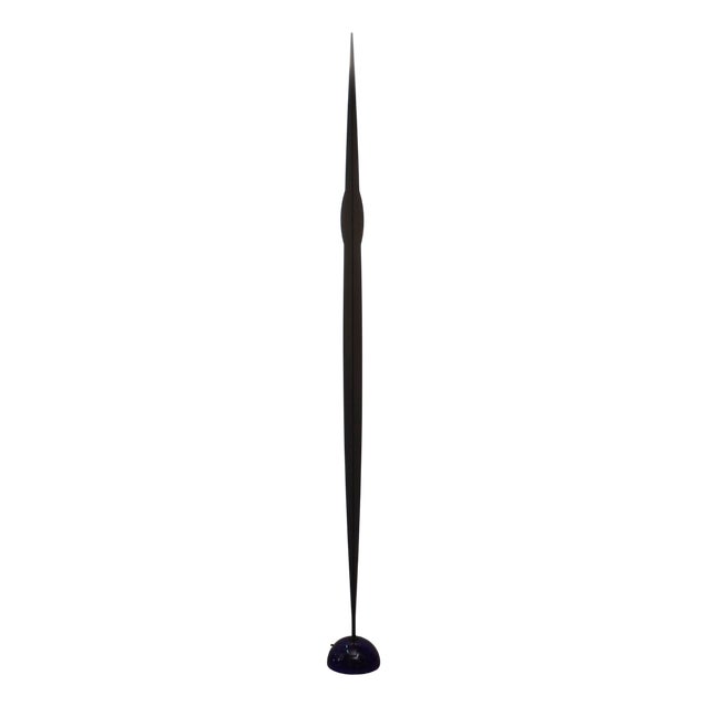 Flame Floor Lamp by Gilles Derain for Lumen, 1980s For Sale