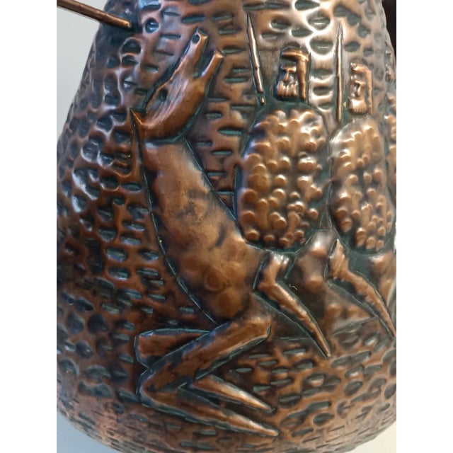 Vintage Copper Umbrella Stand attributed to Angelo Bragalini, Italy, 1960s For Sale - Image 9 of 15