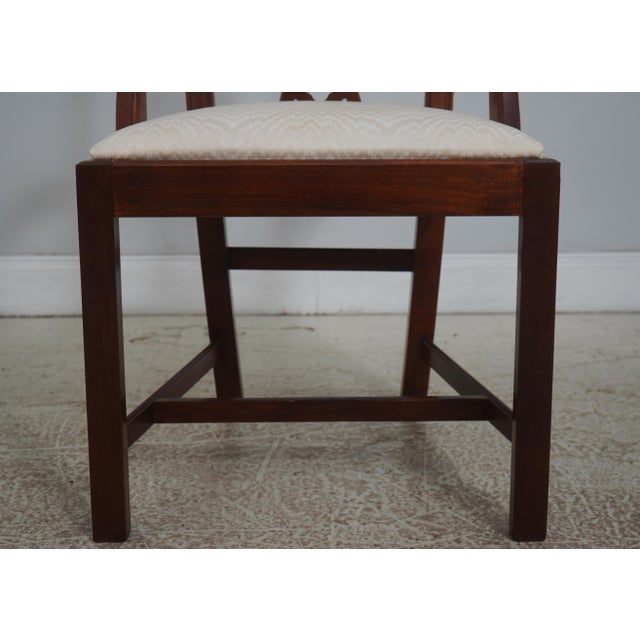 Set of 8 Hickory Chair Mahogany Dining Chairs For Sale - Image 16 of 18