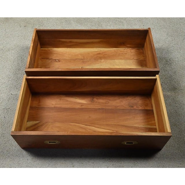 20th Century Mahogany Marine Chest of Drawers, India For Sale - Image 15 of 18