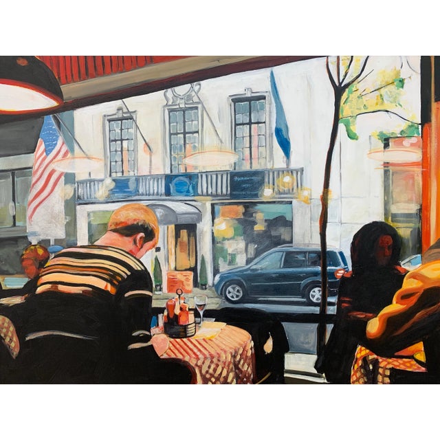 2010s Still Life Painting of American Diner Interior New York City by British Artist, 2019 For Sale - Image 5 of 7