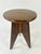 Brown French Modernist Stool, 1940s For Sale - Image 8 of 14